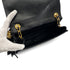 VINTAGE CHANEL MATELASSE FRINGE CHAIN SHOULDER BAG BLACK LAMB SKIN GOLD HARDWARE 90310329