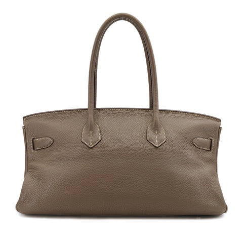 HERMES SHOULDER BIRKIN 42 ETOUPE TOGO HAND BAG □M PALLADIUM HARDWARE 90310330 - PURPOSE