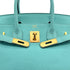 HERMES BIRKIN 30 BLUE ATOLL TOGO HAND BAG T GOLD HARDWARE 90310334 - PURPOSE