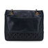 CHANEL VINTAGE MATELASSE CHAIN TOTE BAG NAVY LAMB SKIN 90310336 - PURPOSE