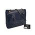 CHANEL VINTAGE MATELASSE CHAIN TOTE BAG NAVY LAMB SKIN 90310336 - PURPOSE