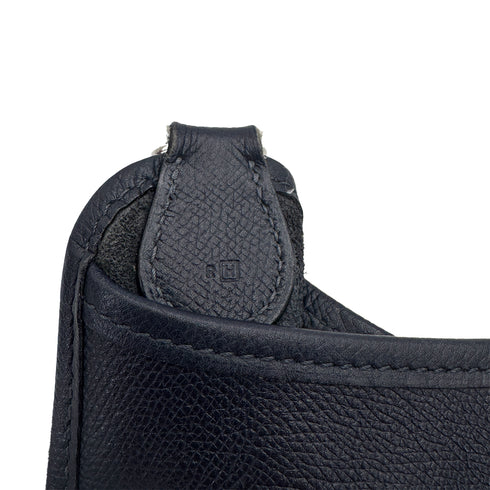 HERMES VESPA PM BLUE INDIGO VEAU EPSOM SHOULDER BAG 2004 SQUARE H PALLADIUM HARDWARE 90310337 - PURPOSE