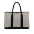 HERMES GARDEN PARTY 36 PM ECRU BLACK TOILE H TOTE BAG □J 90310339 - PURPOSE