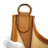 HERMES EVELYNE GM NATUREL TOILE H VEAU BARENIA SHOULDER BAG 〇Z 90310340