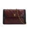 VINTAGE CHANEL MATELASSE CHAIN SHOULDER BAG BORDEAUX BLACK LAMB SKIN GOLD HARDWARE 90310341 - PURPOSE
