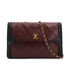 VINTAGE CHANEL MATELASSE CHAIN SHOULDER BAG BORDEAUX BLACK LAMB SKIN GOLD HARDWARE 90310341 - PURPOSE