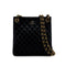 VINTAGE CHANEL PARIS LIMITED EDITION MATELASSE CHAIN SHOULDER BAG BLACK LAMB SKIN GOLD HARDWARE 90310342 - PURPOSE