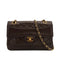 VINTAGE CHANEL MATELASSE CHAIN SHOULDER BAG BROWN LAMB SKIN GOLD HARDWARE 90310345 - PURPOSE