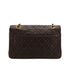 VINTAGE CHANEL MATELASSE CHAIN SHOULDER BAG BROWN LAMB SKIN GOLD HARDWARE 90310345 - PURPOSE
