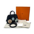 HERMES MINI BOLIDE 1923 PIQUE COLLE BLACK CHEVRE HAND SHOULDER BAG W PALLADIUM HARDWARE 90310824 - PURPOSE