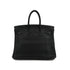 HERMES BIRKIN 25 BLACK TOGO HAND BAG 2010 SQUARE N PALLADIUM HARDWARE 90310826 - PURPOSE