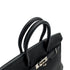 HERMES BIRKIN 25 BLACK TOGO HAND BAG 2010 SQUARE N PALLADIUM HARDWARE 90310826 - PURPOSE