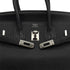 HERMES BIRKIN 25 BLACK TOGO HAND BAG 2010 SQUARE N PALLADIUM HARDWARE 90310826 - PURPOSE