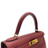 HERMES KELLY 28 SELLIER ROUGE H COUCHVEL HAND SHOULDER BAG 1998 SQUARE B GOLD HARDWARE 90310830 - PURPOSE