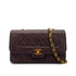 VINTAGE CHANEL MATELASSE CHAIN SHOULDER BAG BROWN LAMB SKIN GOLD HARDWARE 90310836 - PURPOSE