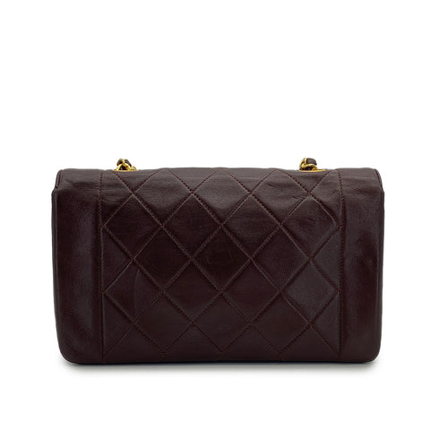 VINTAGE CHANEL MATELASSE CHAIN SHOULDER BAG BROWN LAMB SKIN GOLD HARDWARE 90310836 - PURPOSE