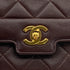 VINTAGE CHANEL MATELASSE CHAIN SHOULDER BAG BROWN LAMB SKIN GOLD HARDWARE 90310836 - PURPOSE