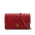 VINTAGE CHANEL DIANA SMALL CHAIN SHOULDER BAG RED CAVIAR SKIN GOLD HARDWARE 90310837