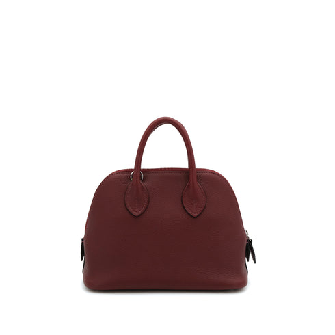 HERMES BOLIDE 1923 MINI HAND SHOULDER BAG 2024 W ROUGE SELLIER EVERCOLOR PALLADIUM HARDWARE 90311045 - PURPOSE