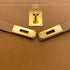 HERMES KELLY 32 SELLIER NATUREL COUCHVEL HAND SHOULDER BAG 1990 CIRCLE T GOLD HARDWARE 90311046 - PURPOSE