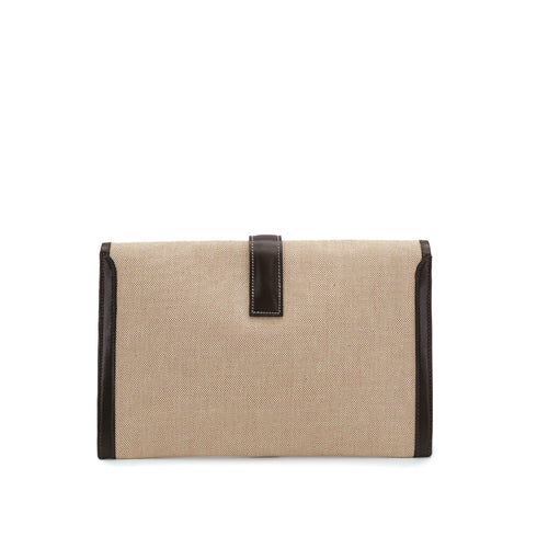 HERMÈS JIGE PM CLUTCH 1977 CIRCLE G DARK BROWN BOX CALF 90311050 - PURPOSE