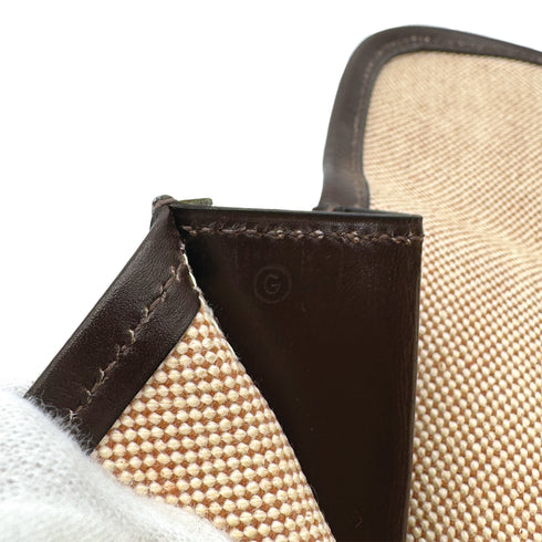 HERMÈS JIGE PM CLUTCH 1977 CIRCLE G DARK BROWN BOX CALF 90311050 - PURPOSE