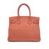 HERMES BIRKIN 30 ROSY TAURILLON CLEMENCE HAND BAG 2013 SQUARE Q PALLADIUM HARDWARE 90311053 - PURPOSE