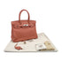 HERMES BIRKIN 30 ROSY TAURILLON CLEMENCE HAND BAG 2013 SQUARE Q PALLADIUM HARDWARE 90311053 - PURPOSE