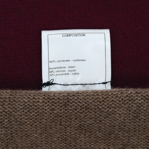 CHANEL COCOMARK TURN LOCK BUTTON CARDIGAN MULTICOLOR CASHMERE 42 P42 RTW 90311055 - PURPOSE