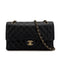 VINTAGE CHANEL CLASSIC FLAP MEDIUM CHAIN SHOULDER BAG BLACK CAVIAR SKIN GOLD HARDWARE 90311261