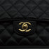 VINTAGE CHANEL CLASSIC FLAP MEDIUM CHAIN SHOULDER BAG BLACK CAVIAR SKIN GOLD HARDWARE 90311261