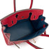 HERMES CANDY BIRKIN 30 ROUGE CASAQUE BLUE THALASSA VEAU EPSOM HAND BAG 2012 SQUARE P GOLD HARDWARE 90311264 - PURPOSE