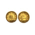 VINTAGE CHANEL EARRINGS 31 RUE CAMBON LOGO GOLD ACCESSORY 90312538