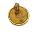 VINTAGE CHANEL EARRINGS 31 RUE CAMBON LOGO GOLD ACCESSORY 90312538