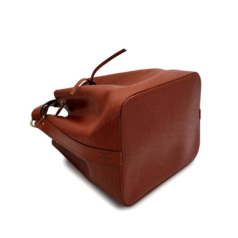 LOUIS VUITTON EPI PETIT NOE SHOULDER BAG KENYA BROWN LEATHER M44103 90312596