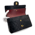 VINTAGE CHANEL MATELASSE CHAIN SHOULDER BAG BLACK LAMB SKIN GOLD HARDWARE 90312672