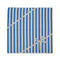 VINTAGE CHANEL SCARF RIBBON LOGO BLUE WHITE COTTON 90312710