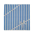 VINTAGE CHANEL SCARF RIBBON LOGO BLUE WHITE COTTON 90312710