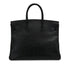 HERMES BIRKIN 35 BLACK OSTRICH HAND BAG 1995 CIRCLE Y GOLD HARDWARE 90312927