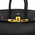 HERMES BIRKIN 35 BLACK OSTRICH HAND BAG 1995 CIRCLE Y GOLD HARDWARE 90312927