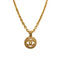 VINTAGE CHANEL NECKLACE COCOMARK GOLD ACCESSORY 94A 90313285