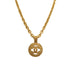 VINTAGE CHANEL NECKLACE COCOMARK GOLD ACCESSORY 94A 90313285