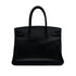 HERMES BIRKIN 30 BLACK TAURILLON CLEMENCE HAND BAG 2004 SQUARE H GOLD HARDWARE 90313531