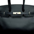 HERMES BIRKIN 35 BLUE NAVY BOX CALF HAND BAG 2003 SQUARE G PALLADIUM HARDWARE 90313537