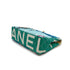 CHANEL VINTAGE MATELASSE CRUISE LINE EIFFEL TOWER CHAIN SHOULDER BAG BLUE CANVAS GOLD HARDWARE 90313665