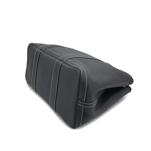 HERMES GARDEN PARTY PM GRAPHITE VEAU NEGONDA TOTE BAG 2007 SQUARE K 90313858