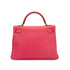 HERMES KELLY 32 RETOURNE ROSE LIPSTICK TOGO HAND SHOULDER BAG 2013 SQUARE Q GOLD HARDWARE 90314380