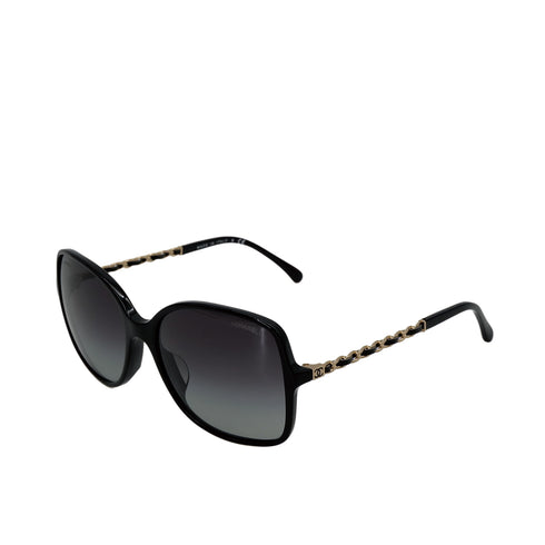 SUNGLASSES_COCOMARK_CHAIN MOTIF_BLACK_EYEWEAR _japan