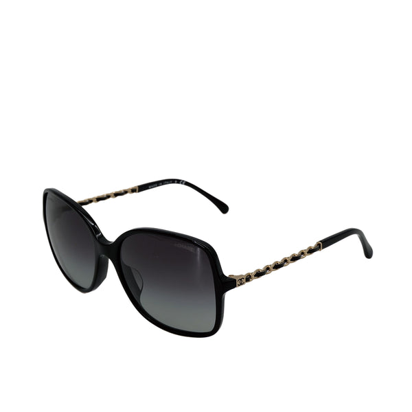 SUNGLASSES_COCOMARK_CHAIN MOTIF_BLACK_EYEWEAR _japan