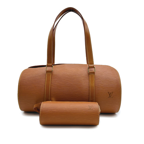 LOUIS VUITTON EPI SOUFFLOT HAND BAG LEATHER BROWN M52223 90314399_japan
